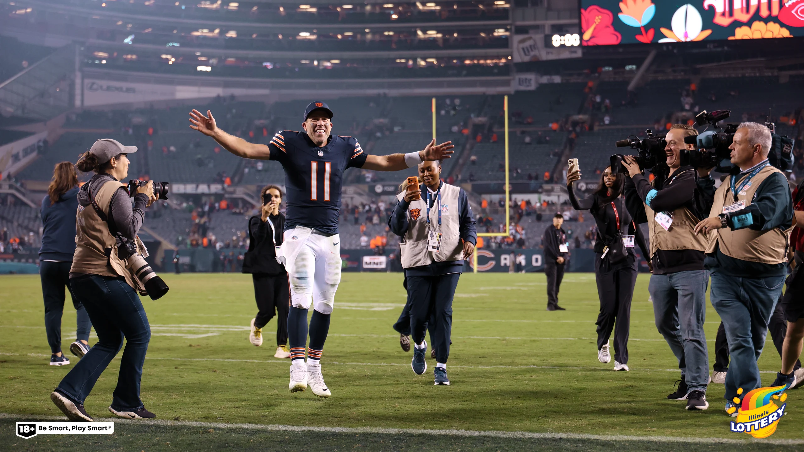 Bears 27, Eagles 7: la noche de Case Keenum en Soldier Field